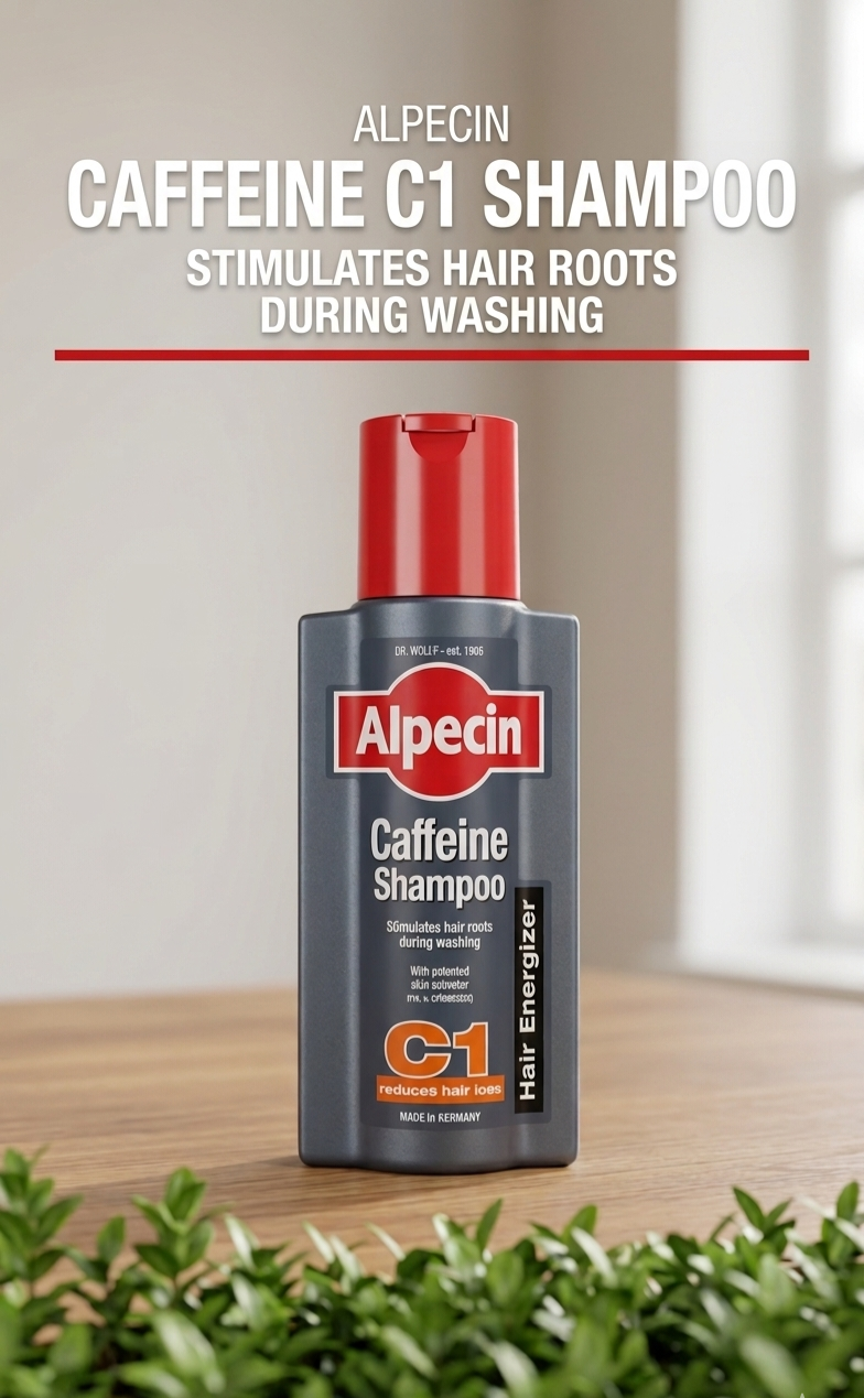 Alpecin C1 Shampooing à la Caféine – Anti-Chute & Stimulation des Racines 250 ml