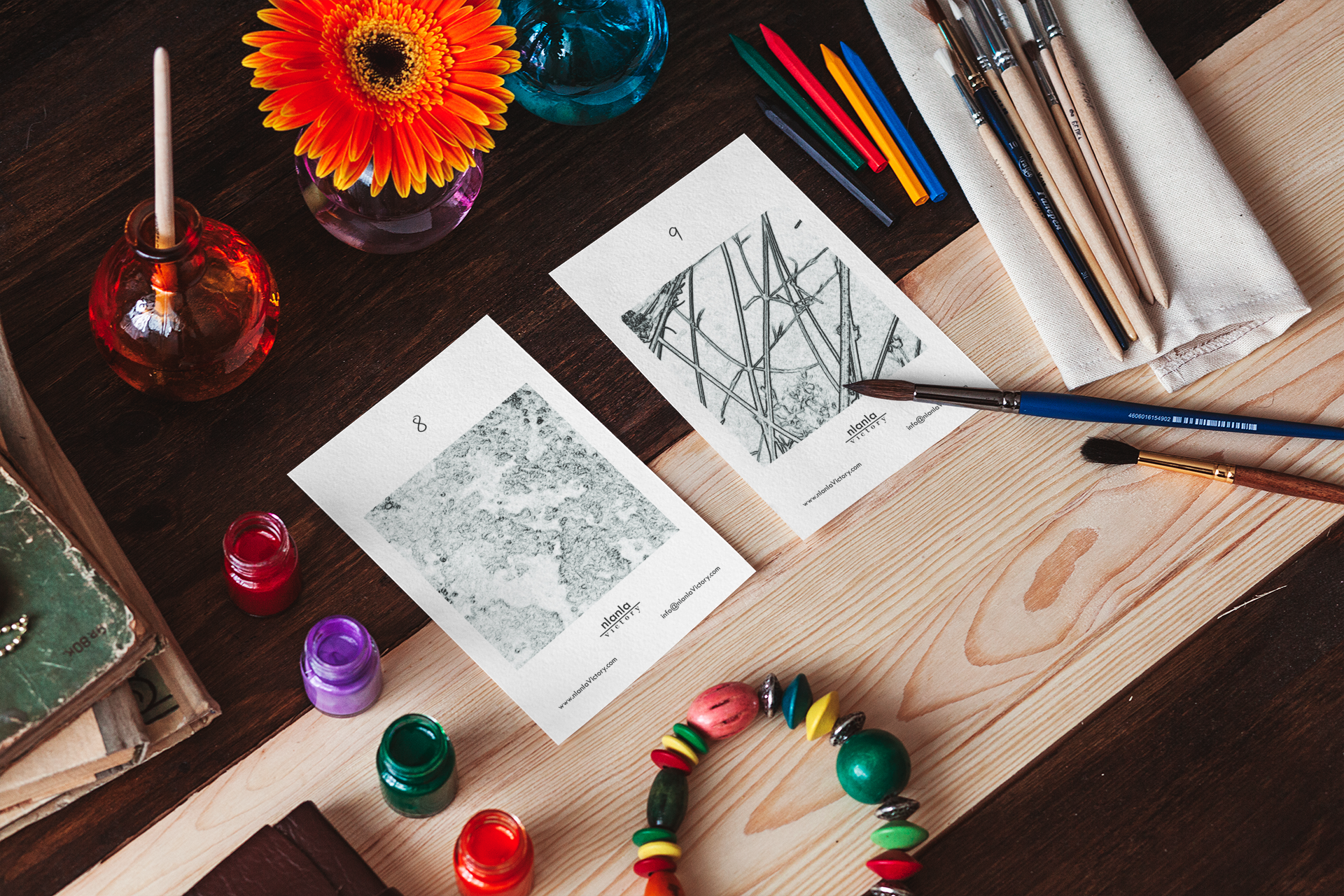 Watercolour Advent Calendar, Painting Advent Calendar, Painting Kit, Christmas Countdown